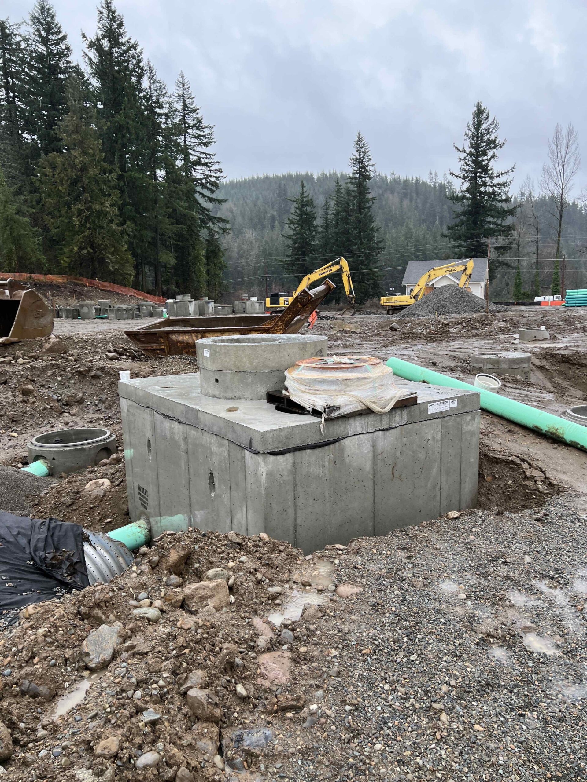 precast concrete utility vault installation scaled 1
