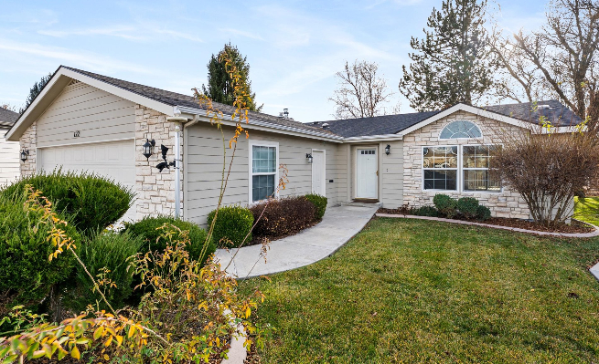 energy efficient home exterior with stone accents at brooke view in boise id