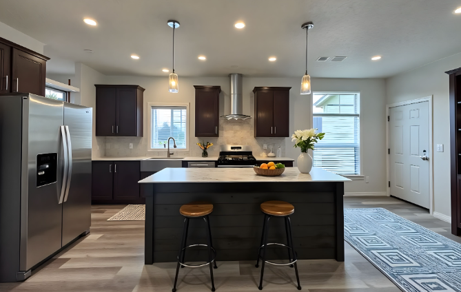 sophisticated-chef-inspired-kitchen-with-oversized-island-at-brooke-view-in-boise-id